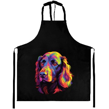 Discover Watercolor Colorful Boykin Spaniel Aprons