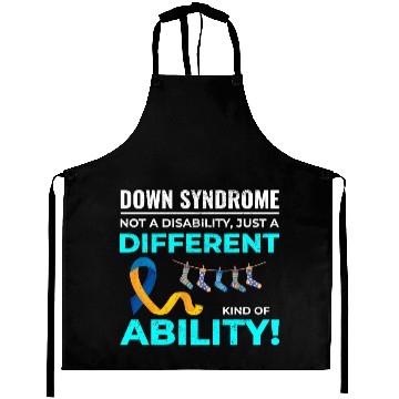 Discover Down Syndrome Awareness Different Ability Aprons