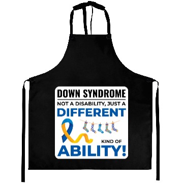 Discover Down Syndrome Awareness Different Ability Aprons