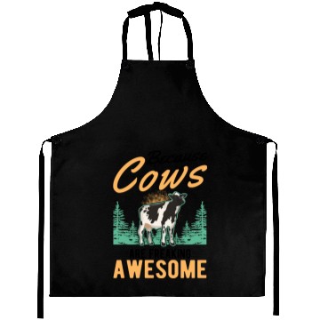 Discover Cow Cattle Breeder Farmer Cows Aprons