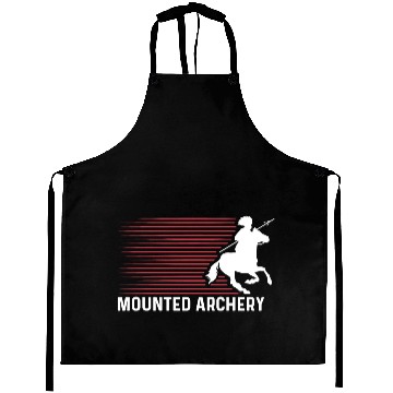 Discover Mounted Archery Hunter Gift Aprons