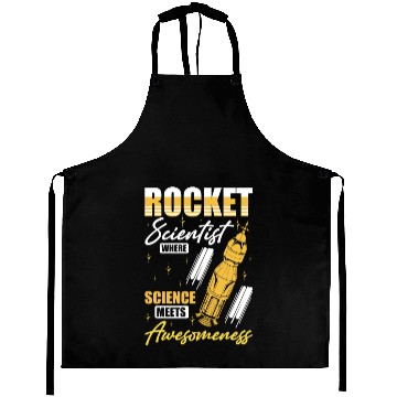 Discover Space Engineer Rocket Scientist Awesomeness Aprons