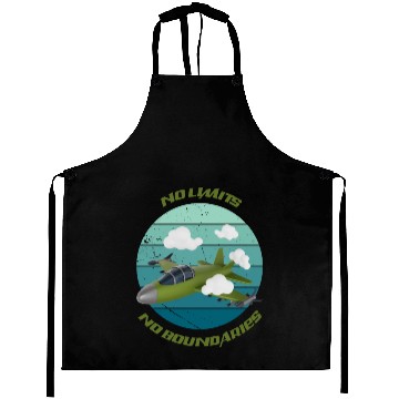 Discover No Limits No Boundaries Jet Design Aprons