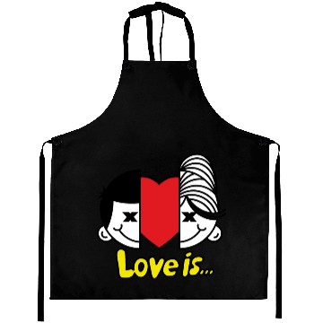 Discover love is love Aprons