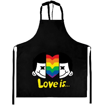 Discover Love is love, boys love boys Aprons