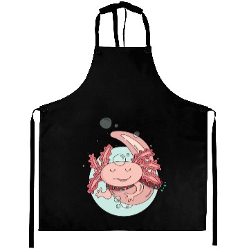 Discover Pastel Axolotl Salamander Cute Lizard Lover Gift Aprons