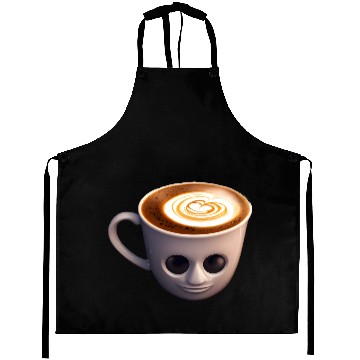Discover Creepy Coffee Cup Aprons