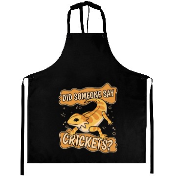 Discover Did Someone Say Crickets Pogona Pet Lizard Aprons
