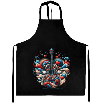 Discover Retro Style Guitar for Guitarists Aprons
