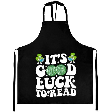 Discover It's Good Luck To Read St Patricks Day Disco Ball Aprons