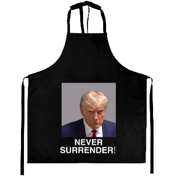 Discover Trump Never Surrender Aprons