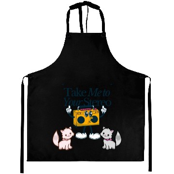 Discover take me to your stereo Aprons