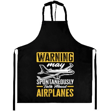 Discover Pilots Airplane Lovers Aprons