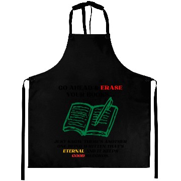 Discover Eternal History Book Aprons
