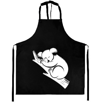 Discover Sleeping Koala On A Branch Aprons