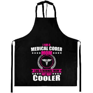 Discover Medical Coder Mom Aprons