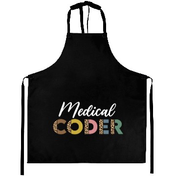 Discover Medical Coder Leopard Pattern Aprons