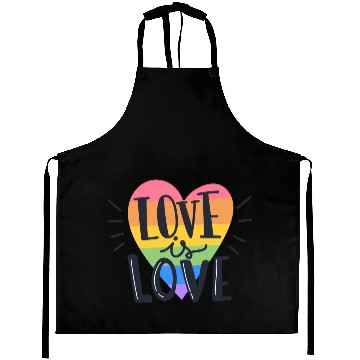 Discover love is love Aprons