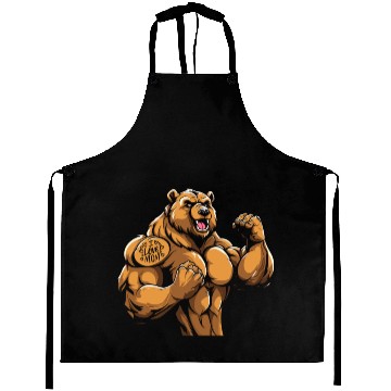 Discover Brown Bear I Love Mom Aprons