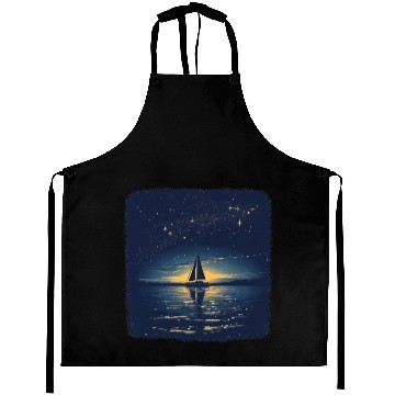 Discover Starry Night Sailing Catamaran Aprons