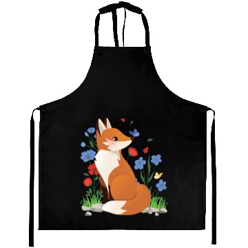 Discover Fox Cottagecore Naturecore Children Aprons
