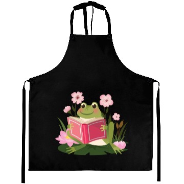 Discover Frog Cottagecore Naturecore Children Aprons