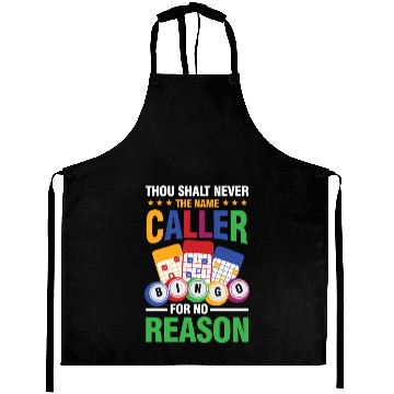 Discover Thou Shalt Never The Name Caller Bingo for a Aprons