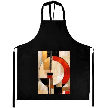 Discover Celestial Elegance: Abstract Exploration in Beige, Aprons