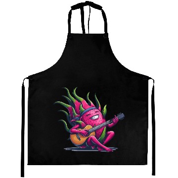 Discover Dragon Fruit Jam: Playing the Guitar Aprons