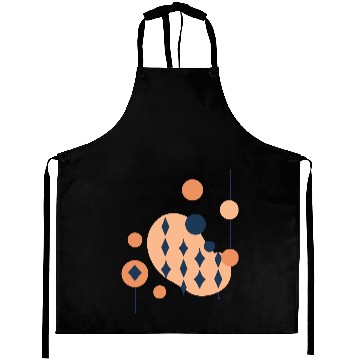 Discover Geometric Circles, Triangles, Lines Vector Design Aprons