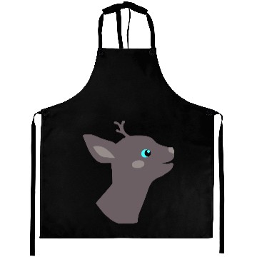Discover Fantasy Deer Like Animal Head Vector 3 Colors Aprons