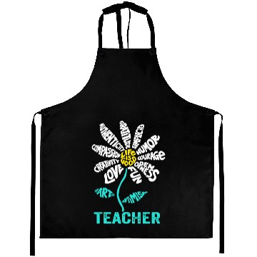 Discover Teacher Daisy Aprons