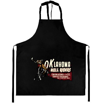 Discover Vintage Convict Rodeo Oklahoma Aprons