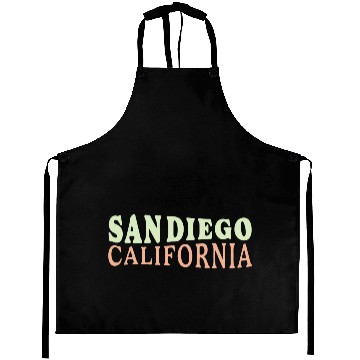 Discover San Diego (CA) USA Aprons