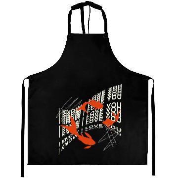 Discover I know I love you fish Aprons