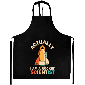 Discover Retro Rocket Scientist Space Shuttle Aprons