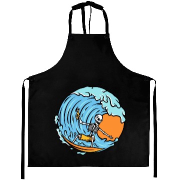 Discover Surfing Skeleton Aprons