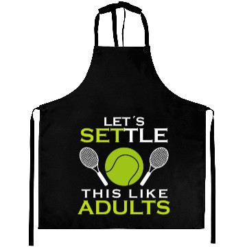 Discover Funny Adults Tennis Player Aprons