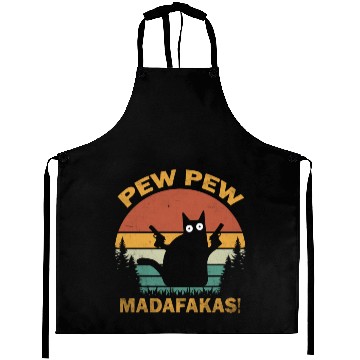 Discover Funny | Hilarious Gift Idea | Pew Pew Madafakas Aprons