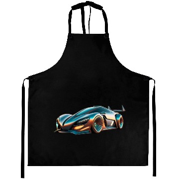 Discover Blue Car Aprons