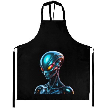 Discover Alien Loki Aprons