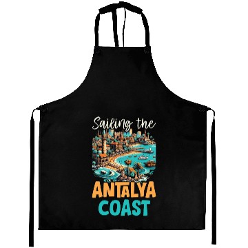 Discover Antalya Turkey Travel Vacation I Love Turkey Aprons