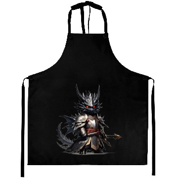 Discover Chibi dragonwarrior in Full armor Aprons