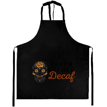 Discover Death Before Decaf Aprons