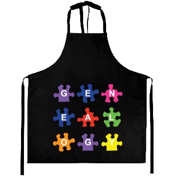 Discover Genealogy Jigsaw Puzzle Pieces Aprons