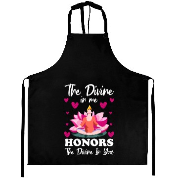 Discover Yoga Peace Spiritual Spirit Aprons