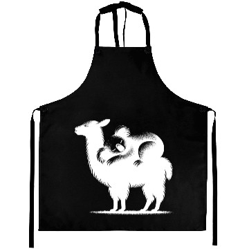 Discover Cuddly Llama With A Chilling Koala On Its Back Aprons