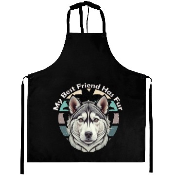 Discover Valentine's Day celebrations with my husky Aprons