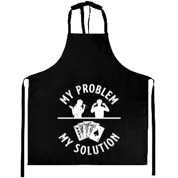 Discover Classic Blackjack My Problem My Pictogram Dad Mom Aprons