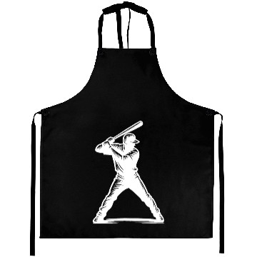 Discover Baseball Player With Baseball Bat Aprons